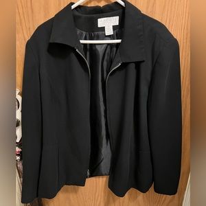 Black jacket/blazer, vintage, size 18w
